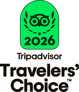 Tripadvisor TC Badge Travelers’ Choice Center Aligned Black - L